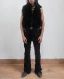  01.05.24 - VTG FUR VEST JACKET - MOS 