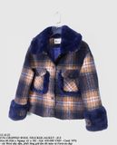  12.18.22 - VTG CROPPED WOOL TRUCKER JACKET - H.S 