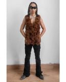  01.05.24 - VTG FUR VEST JACKET - ECOLE DE PARIS 