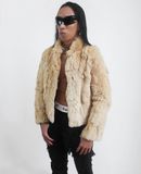  01.03.24 - VTG CROPPED FUR JACKET - RAZZIO 