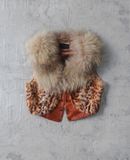  01.03.24 - VTG CROPPED FUR VEST JACKET - JOINUS 