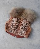  01.03.24 - VTG CROPPED FUR VEST JACKET - JOINUS 