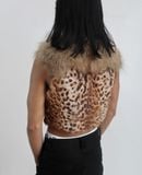  01.03.24 - VTG CROPPED FUR VEST JACKET - JOINUS 