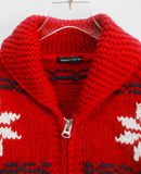  07.28.24 - VTG WOOL KNIT JACKET - UNLIMITED FREAK OUT 