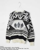  12.20.22 - VTG KNIT SWEATSHIRT - ZEAL ZIP MONO 