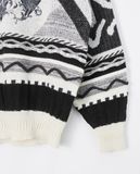  12.20.22 - VTG KNIT SWEATSHIRT - ZEAL ZIP MONO 