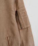  11.19.23 - VTG CROPPED SUEDE BOMBER JACKET - L'ESPOIR 