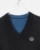  12.21.22 - VTG REVERSIBLE KNIT VEST  - GRAND MONARCH 