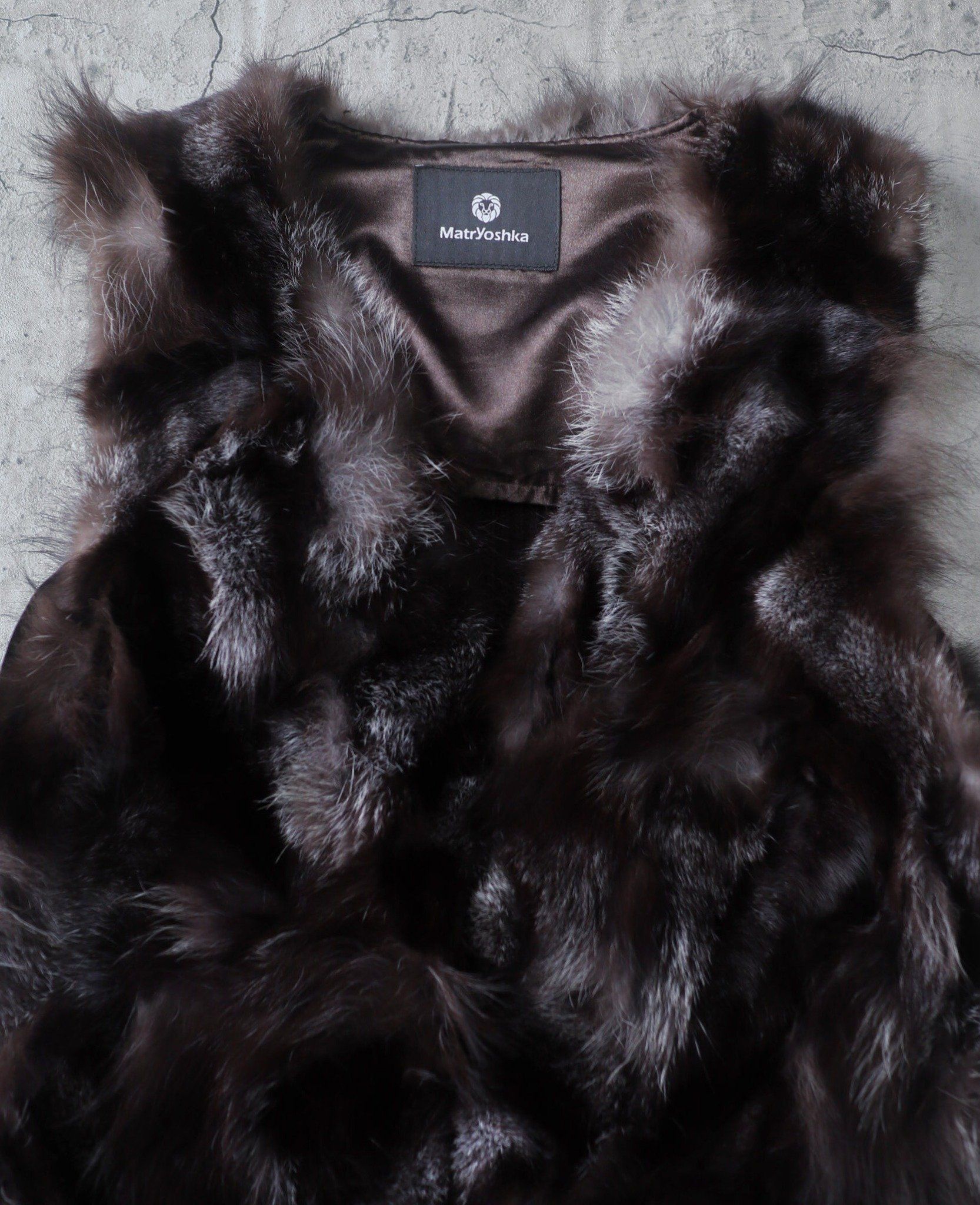  01.05.24 - VTG FUR VEST JACKET - MATRYOSHKA 