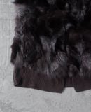  01.05.24 - VTG FUR VEST JACKET - MATRYOSHKA 