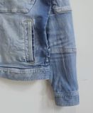 11.19.23 - VTG CROPPED WORK DENIM JACKET - TORA 