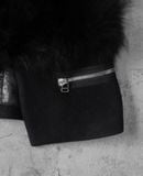  01.05.24 - VTG FUR VEST JACKET - MOS 
