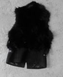  01.05.24 - VTG FUR VEST JACKET - MOS 