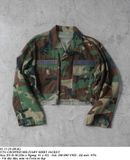  01.15.24 - VTG CROPPED MILITARY SHIRT JACKET 