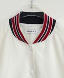  11.19.23 - VTG CROPPED BASEBALL JACKET - BROWNY 