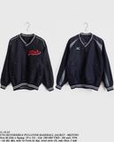  11.19.23 - VTG REVERSIBLE PULLOVER BASEBALL JACKET - MIZUNO 