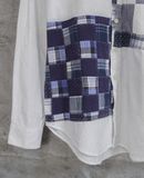  08.18.23 - VTG PATCHWORK BUTTON UP SHIRT - MORPHINE 