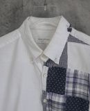  08.18.23 - VTG PATCHWORK BUTTON UP SHIRT - MORPHINE 