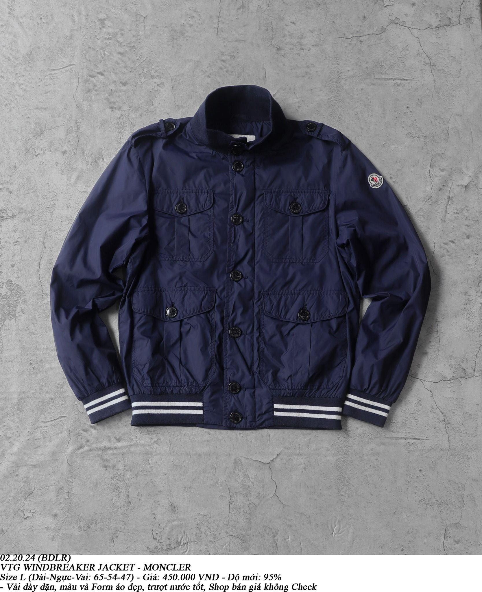  02.20.24 - VTG WINDBREAKER JACKET - MONCLER 