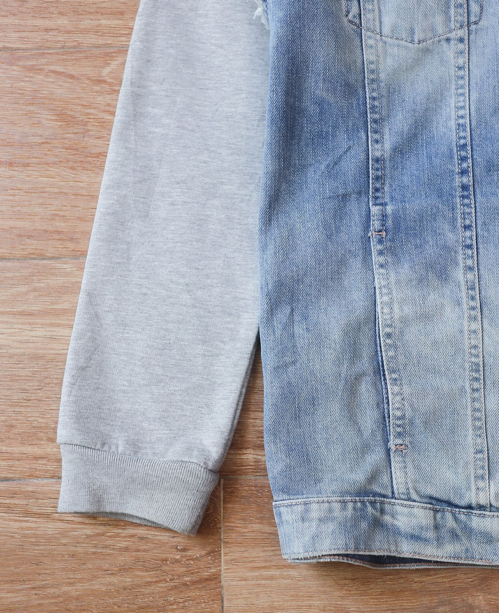  08.04.24 - VTG HOODED DENIM JACKET - ZARA 