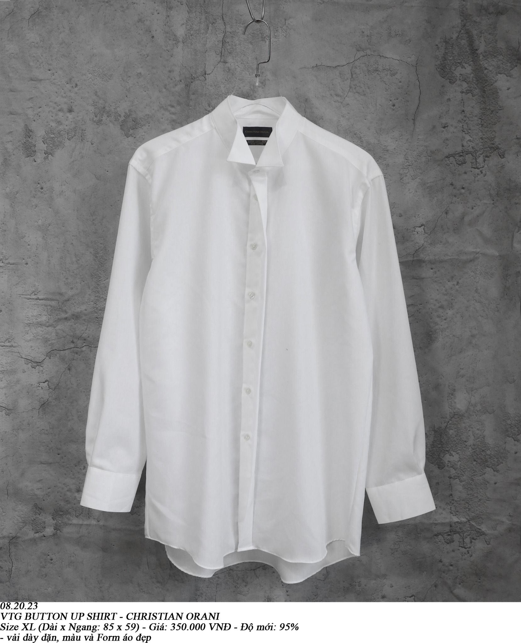  08.20.23 - VTG BUTTON UP SHIRT - CHRISTIAN ORANI 