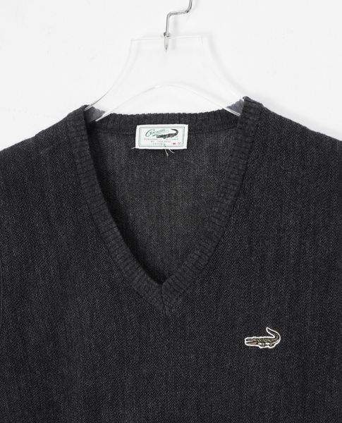  12.27.22 - VTG KNIT VEST - CROCODILE 