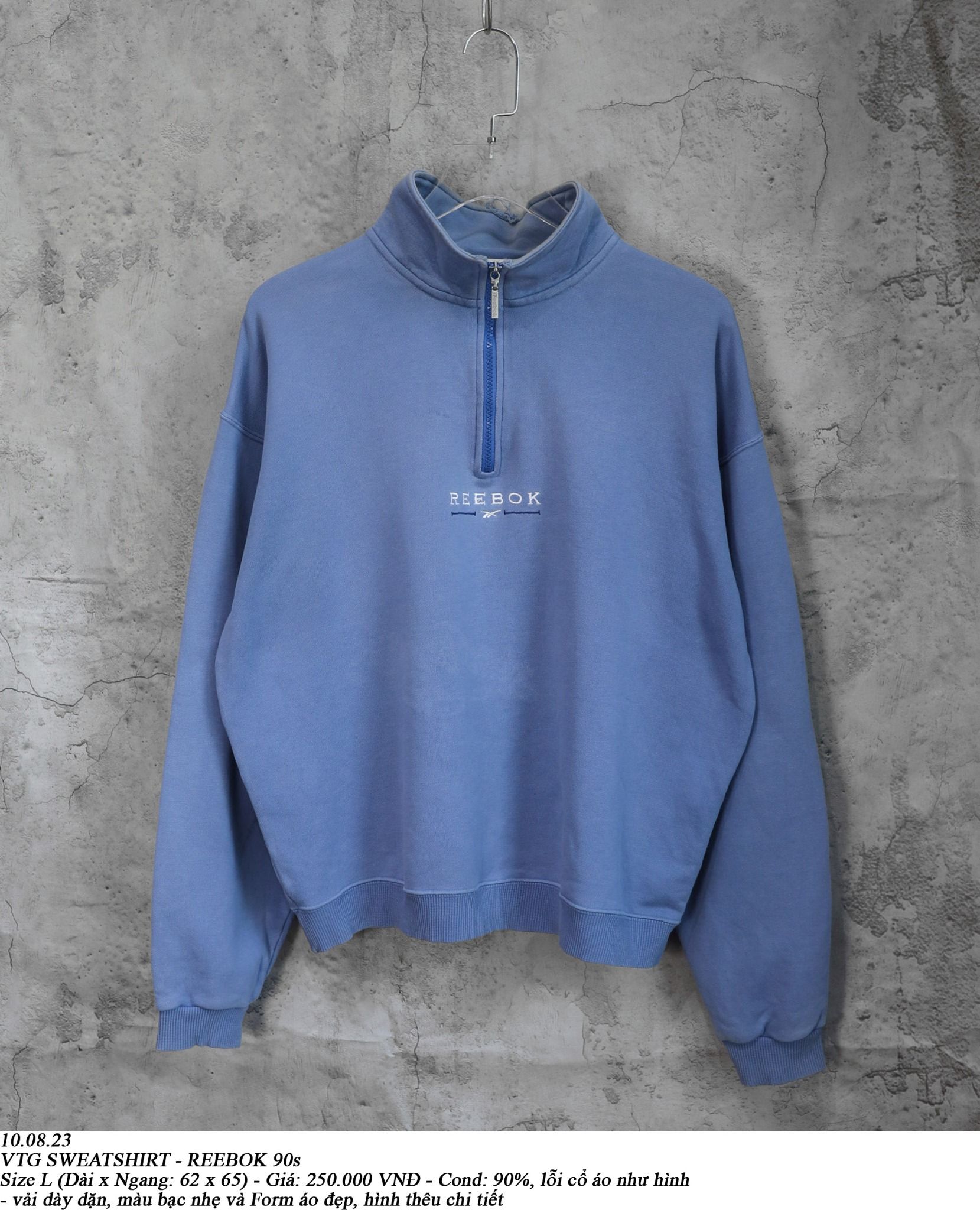  10.08.23 - VTG SWEATSHIRT - REEBOK 90s 