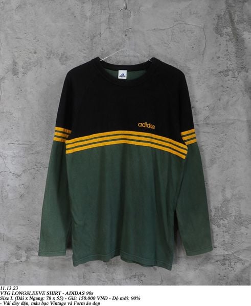  11.13.23 - VTG LONGSLEEVE SHIRT - ADIDAS 90s 