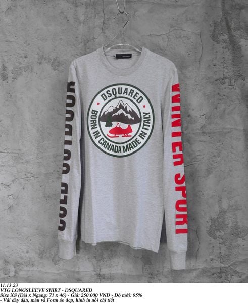  11.13.23 - VTG LONGSLEEVE SHIRT - DSQUARED 