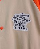  01.11.24 - VTG SS BASEBALL JACKET - BLUE MAN TRIP 