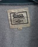  01.11.24 - VTG SWEAT CARDIGAN JACKET - POWER TO THE PEOPLE 