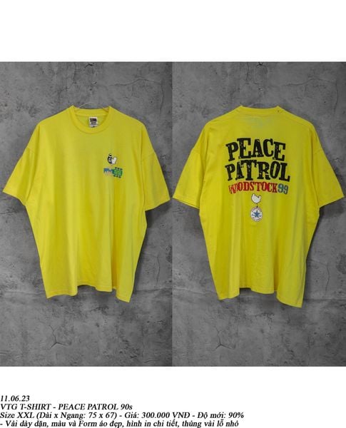  11.06.23 - VTG T-SHIRT - PEACE PATROL 90s 