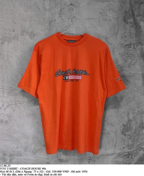  11.06.23 - VTG T-SHIRT - COACH HOUSE 90s 