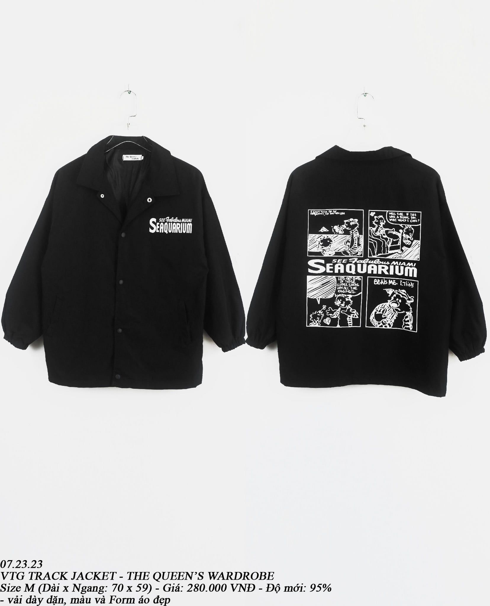  07.23.23 - VTG COACH JACKET - THE QUEEN'S WARDROBE 