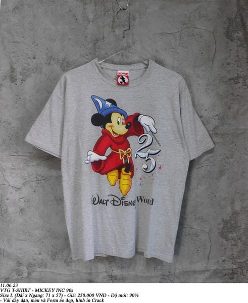  11.06.23 - VTG T-SHIRT - MICKEY INC 90s 