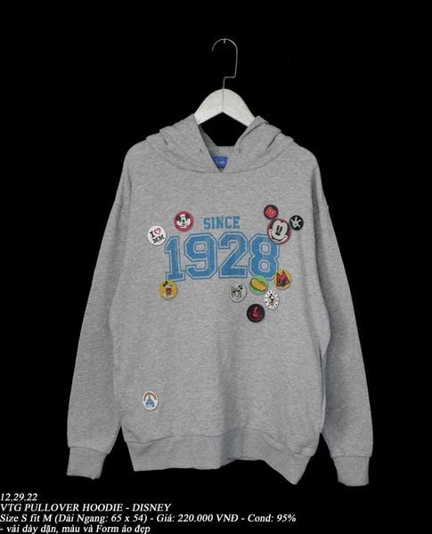  12.29.22 - VTG PULLOVER HOODIE - DISNEY 