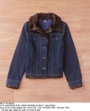  08.11.24 - VTG CROPPED FUR LINED DENIM JACKET - MASTINA 