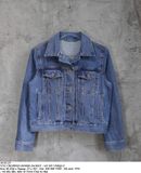  10.03.23 - VTG CROPPED DENIM JACKET - GU BY UNIQLO 