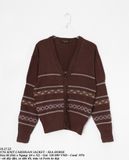  10.27.22 - VTG KNIT CARDIGAN JACKET - SEA HORSE 