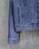  10.03.23 - VTG CROPPED DENIM JACKET - GU BY UNIQLO 