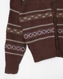  10.27.22 - VTG KNIT CARDIGAN JACKET - SEA HORSE 