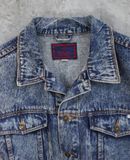  10.03.23 - VTG CROPPED DENIM JACKET - MANCHA 