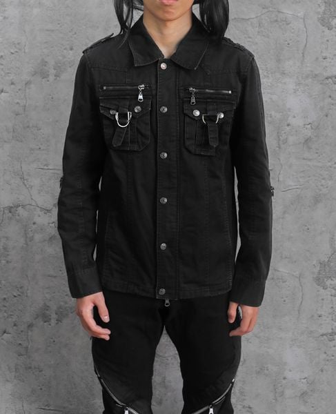  02.23.24 - VTG PUNK DENIM JACKET - IN THE ATTIC 