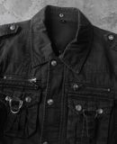  02.23.24 - VTG PUNK DENIM JACKET - IN THE ATTIC 