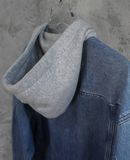  10.12.23 - VTG CROPPED HOODED DENIM JACKET - GU BY UNIQLO 