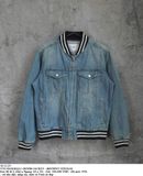  10.12.23 - VTG BASEBALL DENIM JACKET - BROWNY VINTAGE 