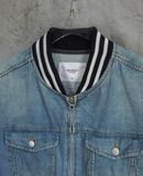  10.12.23 - VTG BASEBALL DENIM JACKET - BROWNY VINTAGE 