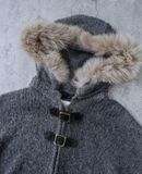  02.23.24 - VTG KNIT PONCHO JACKET - TRANNA 