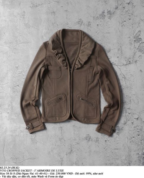  02.23.24 - VTG CROPPED JACKET - I' ARMOIRE DE LUXE 
