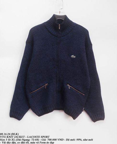  08.16.24 - VTG KNIT JACKET - LACOSTE SPORT 